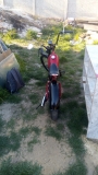 Red Black chopper Back