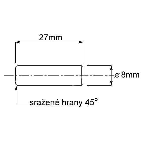 Tlačný trn spojky